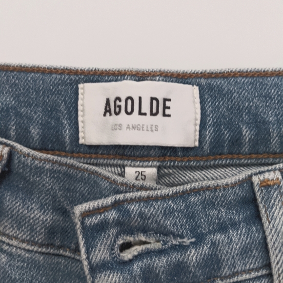 agolde nico high rise slim fit in jeans in embark size 25 nwot - Picture 9 of 9